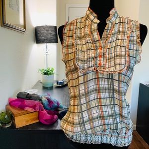 Ruffle Sleeveless Top American Rag